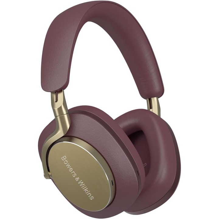 Bowers & Wilkins Px8 vezeték nélküli fejhallgató, bordó, Bluetooth 5.0, 30 óra lejátszási idő