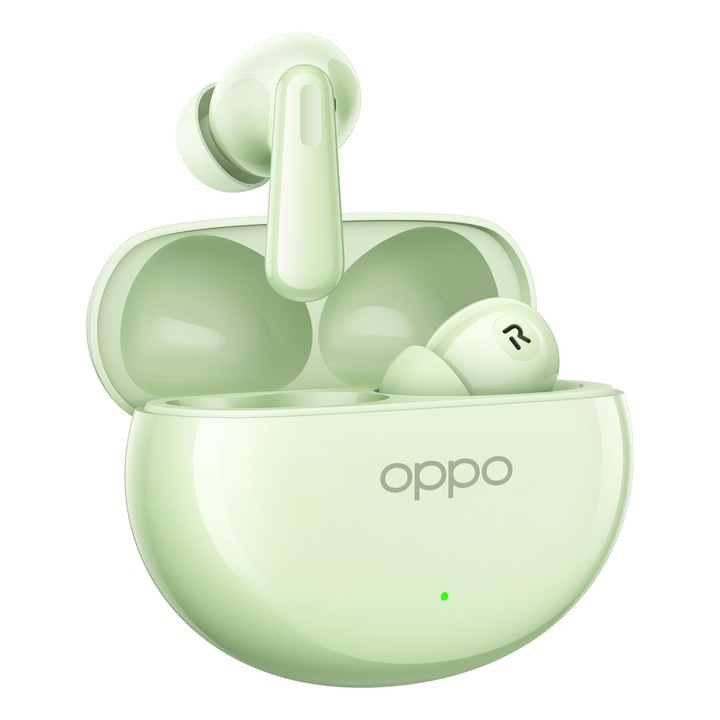 OPPO Enco Air4 vezeték nélküli fejhallgató, térhatású hangzás, aktív zajszűrés, zöld