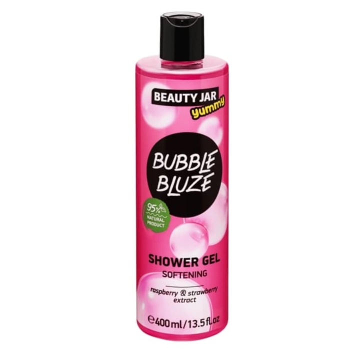 Tusfürdő bársonyos bőrre, málna és eper kivonattal, Bubble Bluze, 400ml