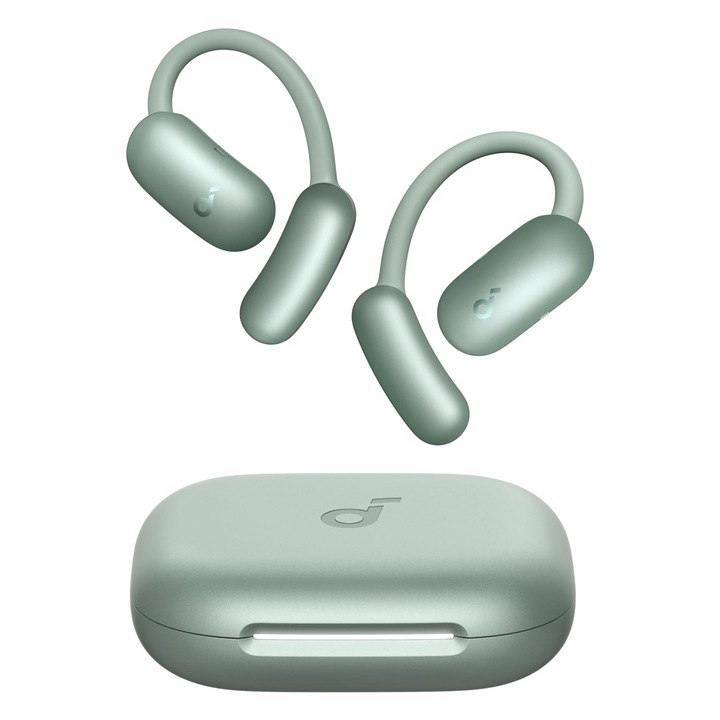 Soundcore Aerofit 2 vezeték nélküli fejhallgató, nyitott fülekkel, mély basszussal, 42 órás akkumulátor-üzemidővel, Bluetooth 5.4, IP55