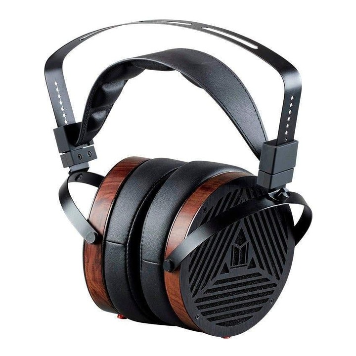 Monoprice M1060 fülre helyezhető vezeték nélküli fejhallgató, nyitott kialakítás, fekete/fa