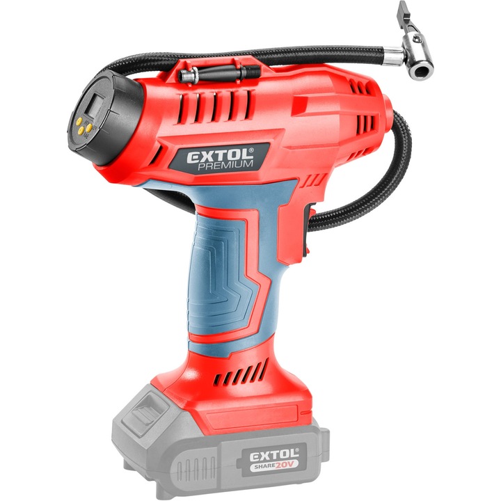 Compresor fara fir EXTOL PREMIUM 8891875 20V Li-ion 11 bar – Portabil si eficient