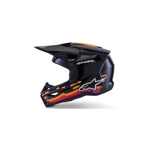 Casca motocross ALPINESTARS SM3 FORCE BLACK-GLOSS, XS - eMAG.ro