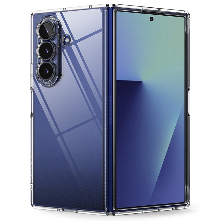 Husa pentru Samsung Galaxy Z Fold7, din Policarbonat, Ringke, Culoare Transparenta