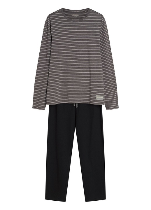 Pijamale confortabile si elegante pentru barbati, intr-o eleganta New Henderson, Negru