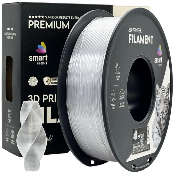 Filament Smart Print PETG Átlátszó 1.75 mm 1 kg