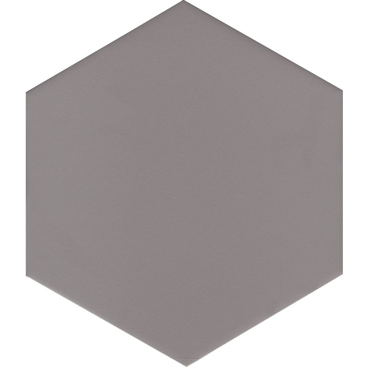Gresie portelanata Solid Basic Grey, 21.5X25, mata, 0.69 mp/cutie