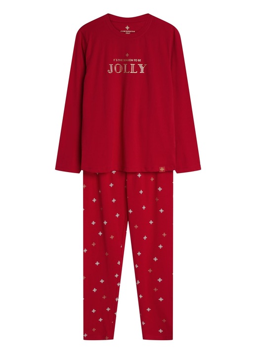 Pijamale dama, Henderson, Dotie, cu fulgi de zapada, Craciun