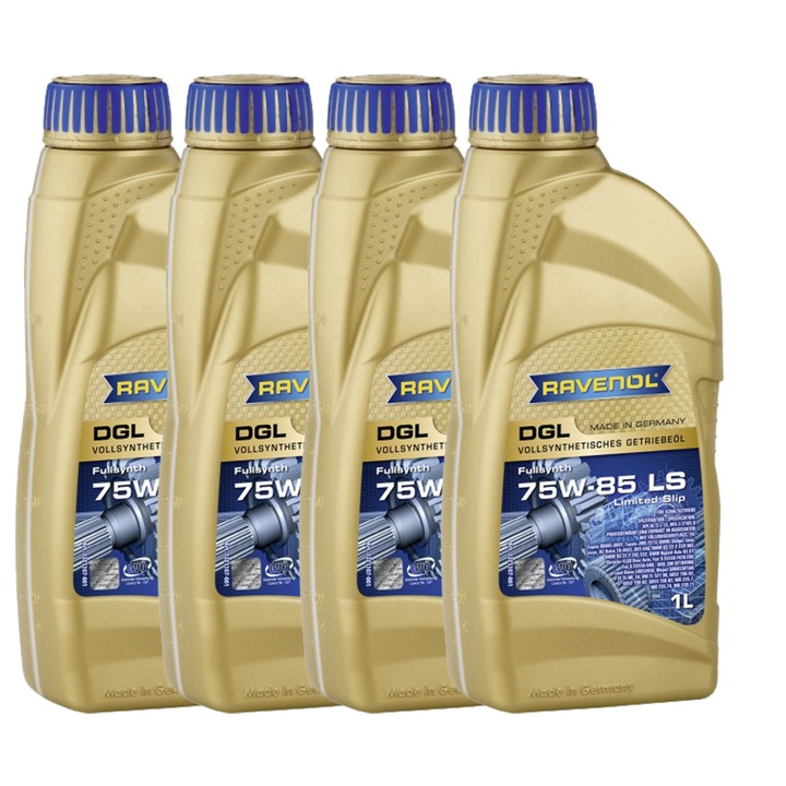 Pachet 4 litri ulei transmisie Ravenol DGL 75W85 GL5 LS