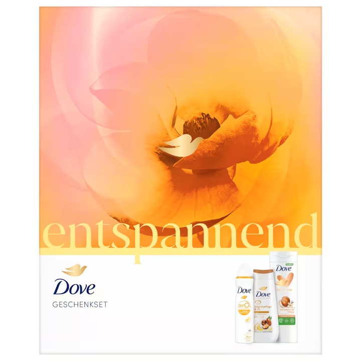 Dove ajándékcsomag entspannend intensive tusfürdő 225ml+testápoló 400ml és dezodorral 150ml