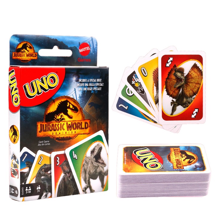 Társasjáték, UNO Jurassic World, többszínű
