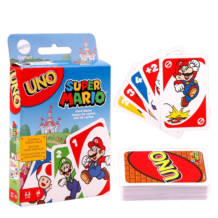 Joc de societate, UNO Super Mario, multicolor