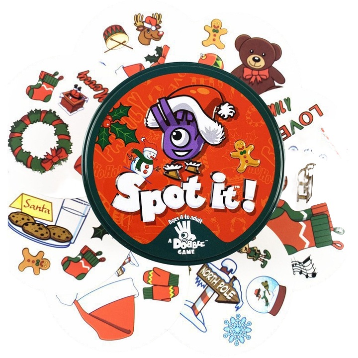 Joc de societate, Spot it, set, multicolor