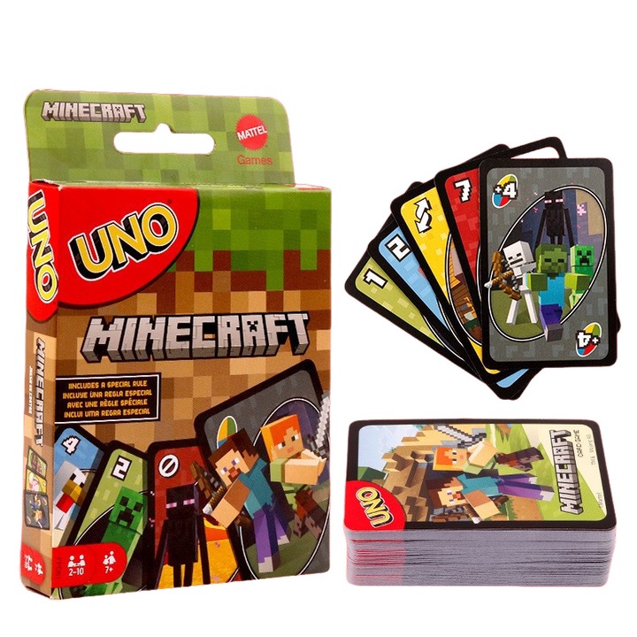 Társasjáték, UNO Minecraft, többszínű