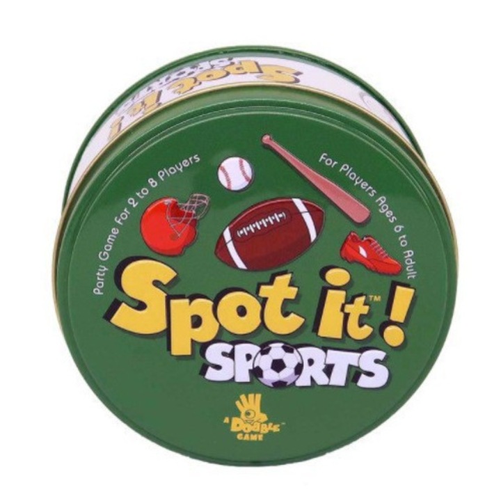 Joc de societate, Spot it Sports, multicolor, set