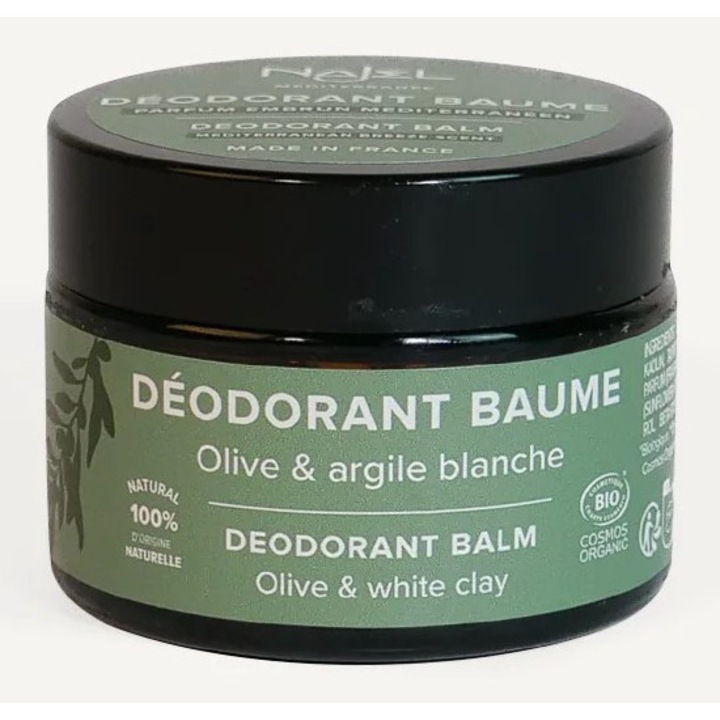 Deodorant balsam natural parfum marin – cu argila alba, shea bio si ulei de masline, 45g - NAJEL