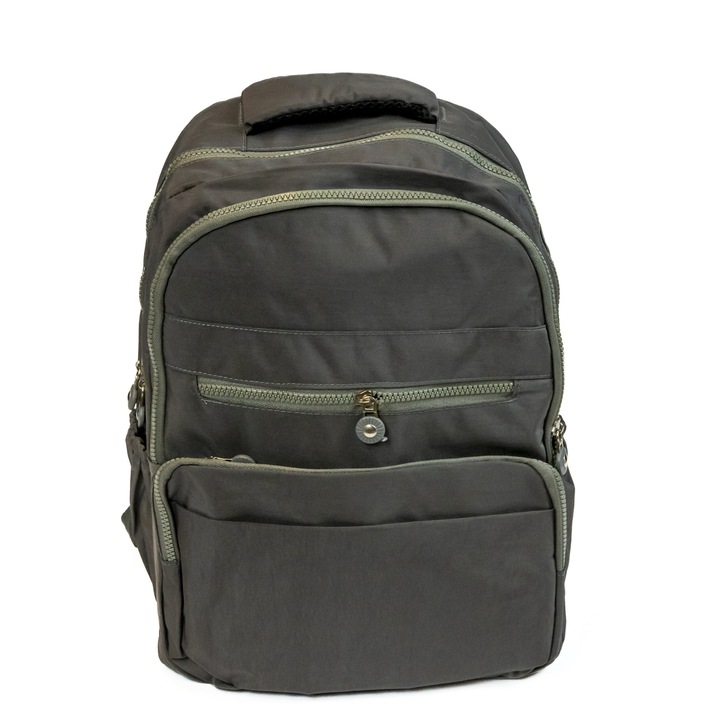 Унисекс ученическа чанта Strigo, сива 46x32x24см