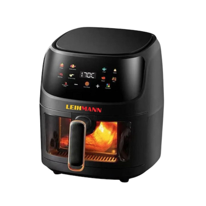 LEIHMANN 8 literes forrólevegős fritőz, 8 programmal