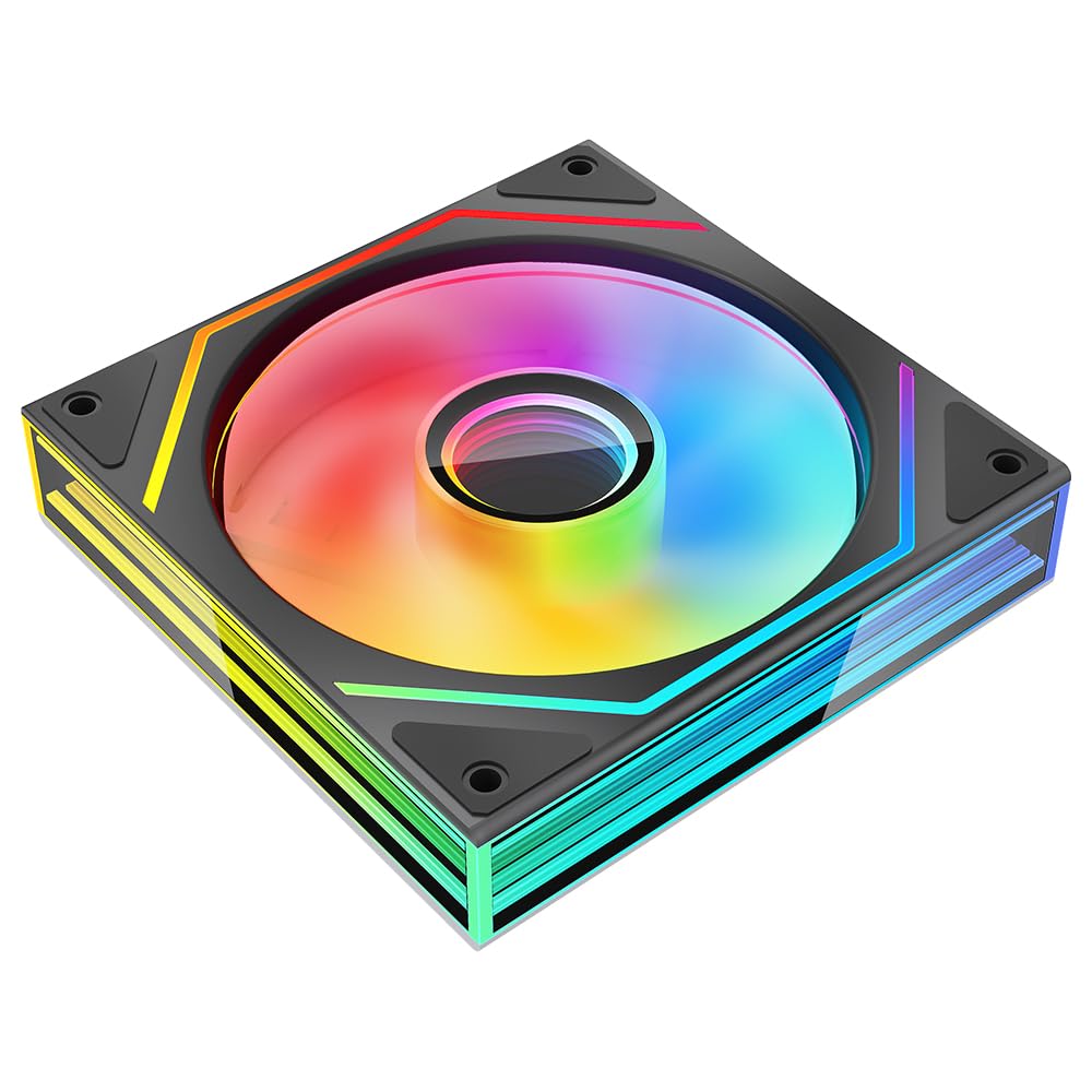 FAN TẢN NHIỆT VÔ CỰC JUNGLE LEOPARD PRISM 4RS RGB Màu Đen CÔNG TY TNHH TM DV BAN MÊ