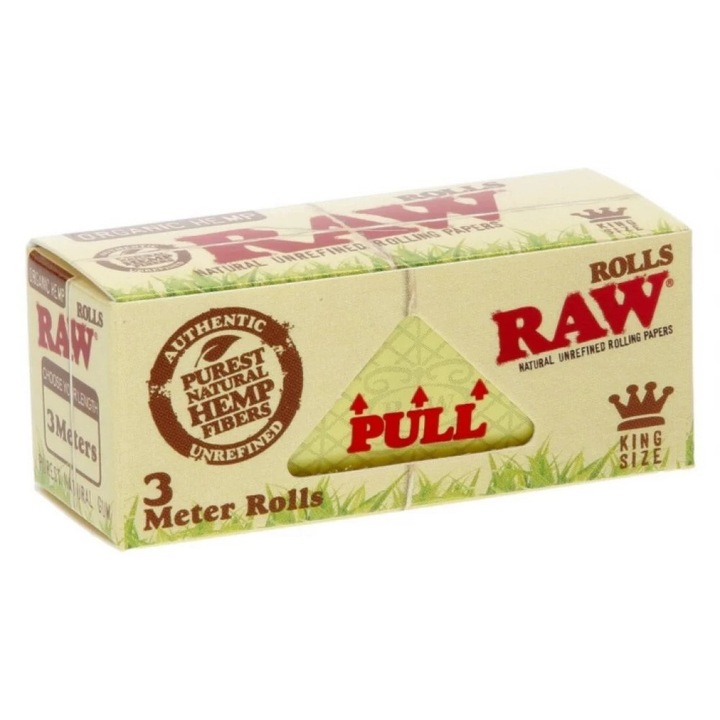 Rola Foite Raw Organic Wide din canepa 53mm x 3m