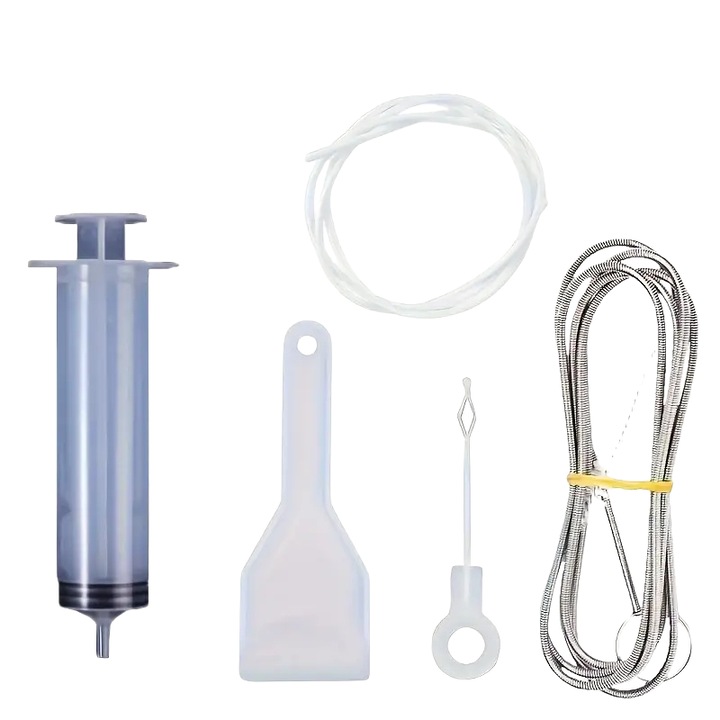Kit pentru curatarea figiderului, pentru gaurile de scurgere - 5 piese