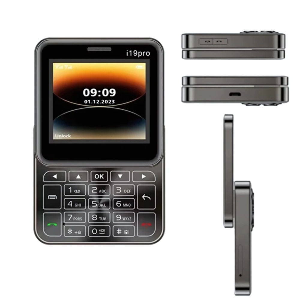 Telefon mini Blasko, 2.4 inch, Dual SIM, camera, FM, Bluetooth, negru