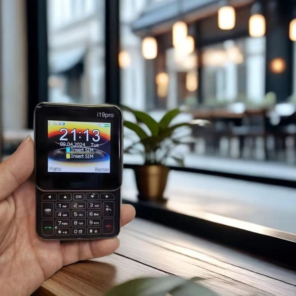 Telefon mini Blasko, 2.4 inch, Dual SIM, camera, FM, Bluetooth, negru
