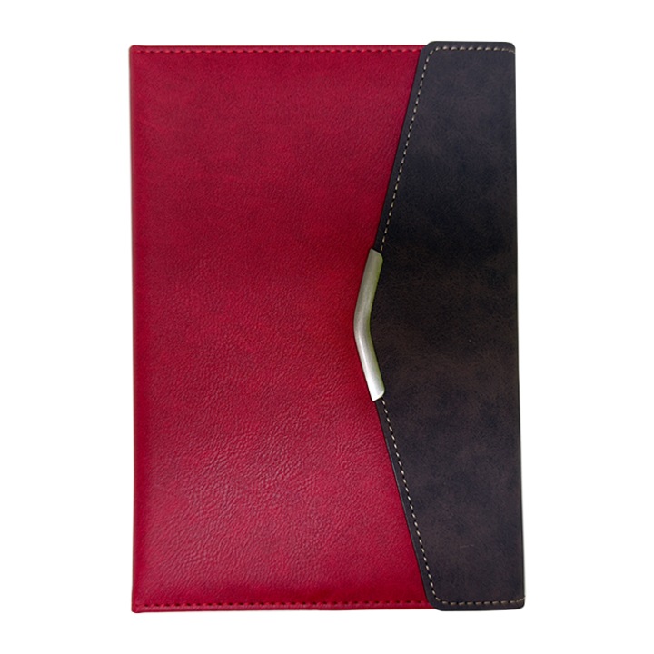 Agenda nedatata VH, PU termic, A5, 192 pagini, 70 g/mp, Bordo