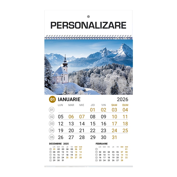 Calendar 2026 de Perete A3, Paduri - eMAG.ro