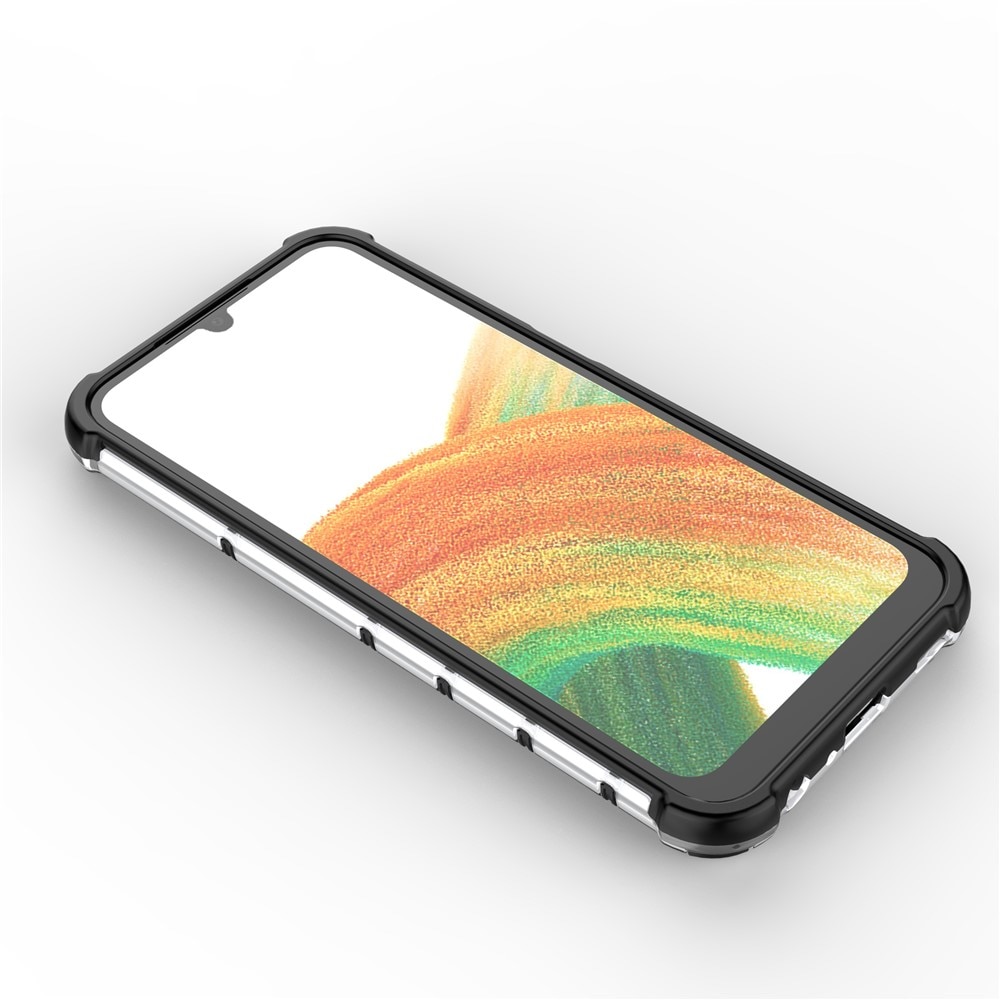 Husa compatibil cu Samsung Galaxy A14 cu protectie spate si margini anti-soc, Fumuriu – Model Fagure