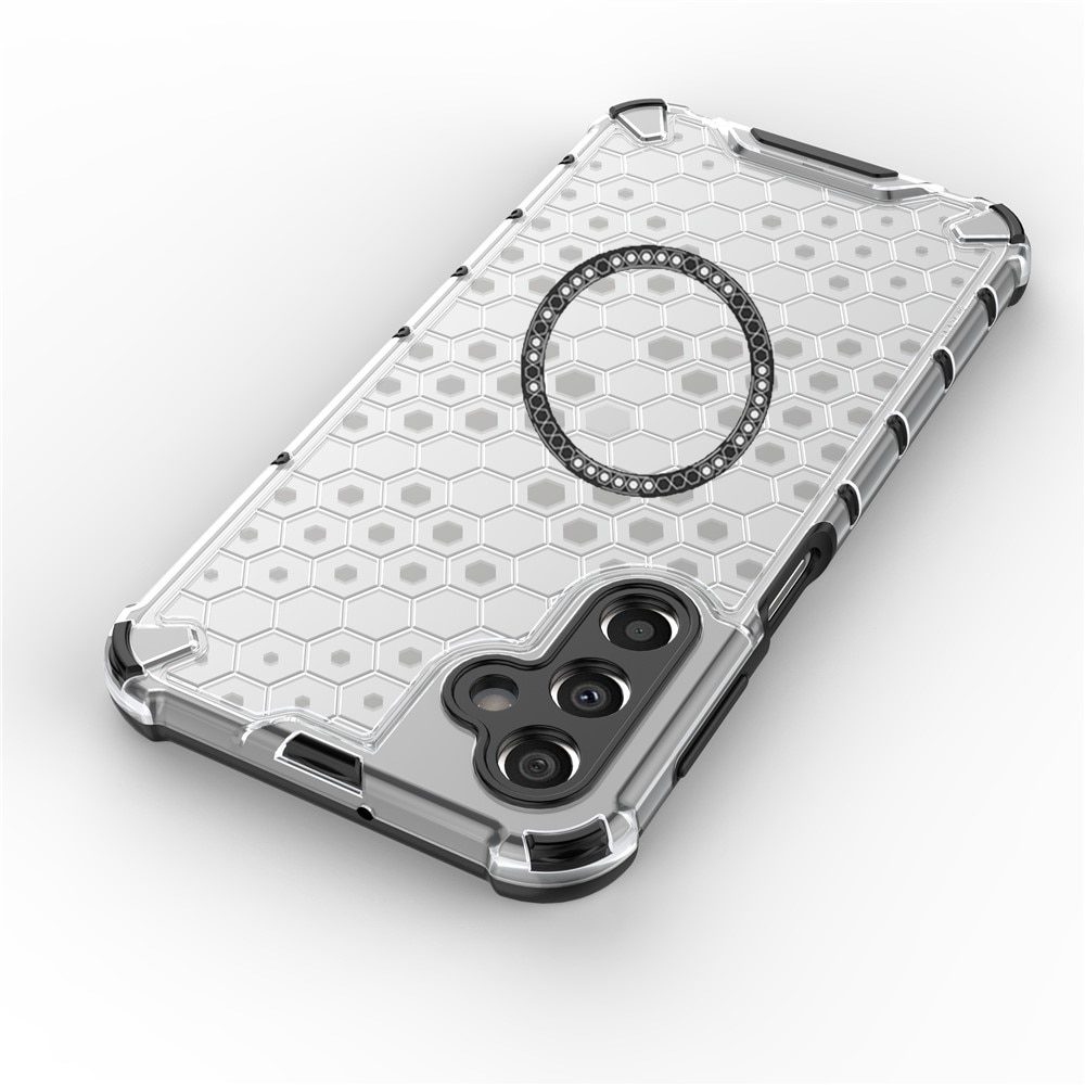 Husa compatibil cu Samsung Galaxy A14 cu protectie spate si margini anti-soc, Fumuriu – Model Fagure
