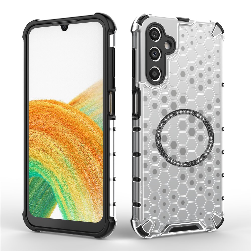 Husa compatibil cu Samsung Galaxy A14 cu protectie spate si margini anti-soc, Fumuriu – Model Fagure