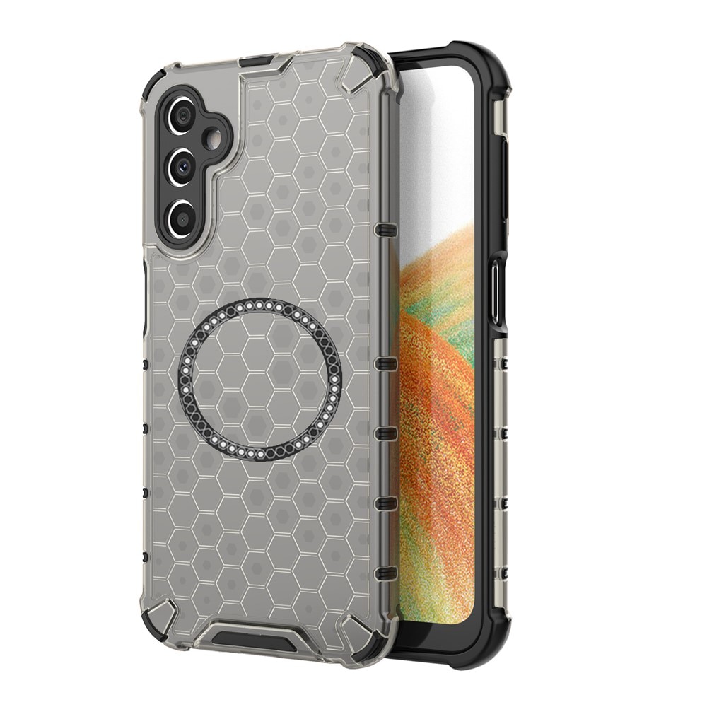 Husa compatibil cu Samsung Galaxy A14 cu protectie spate si margini anti-soc, Fumuriu – Model Fagure