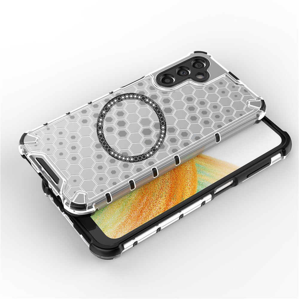 Husa compatibil cu Samsung Galaxy A14 cu protectie spate si margini anti-soc, Fumuriu – Model Fagure