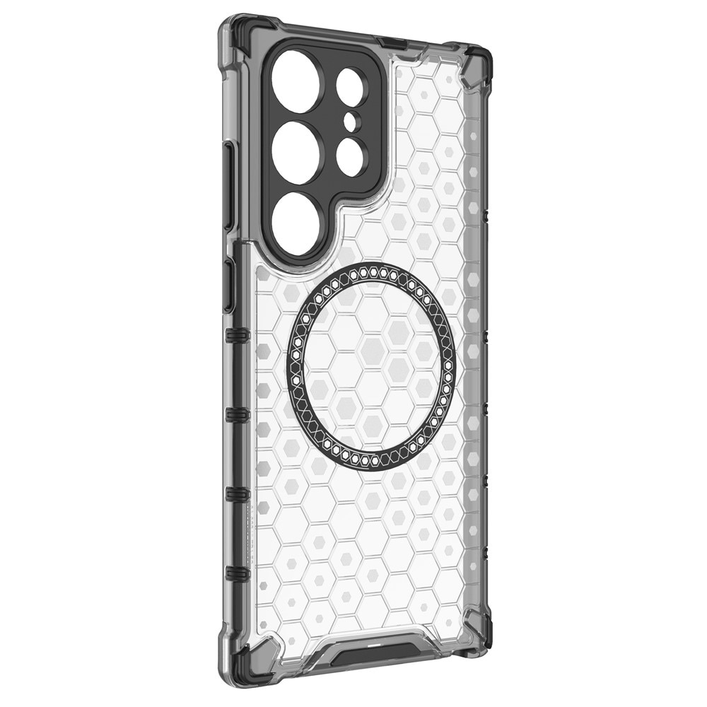 Husa compatibil cu Samsung Galaxy S25 Ultra cu protectie spate si margini anti-soc, Transparent – Model Fagure