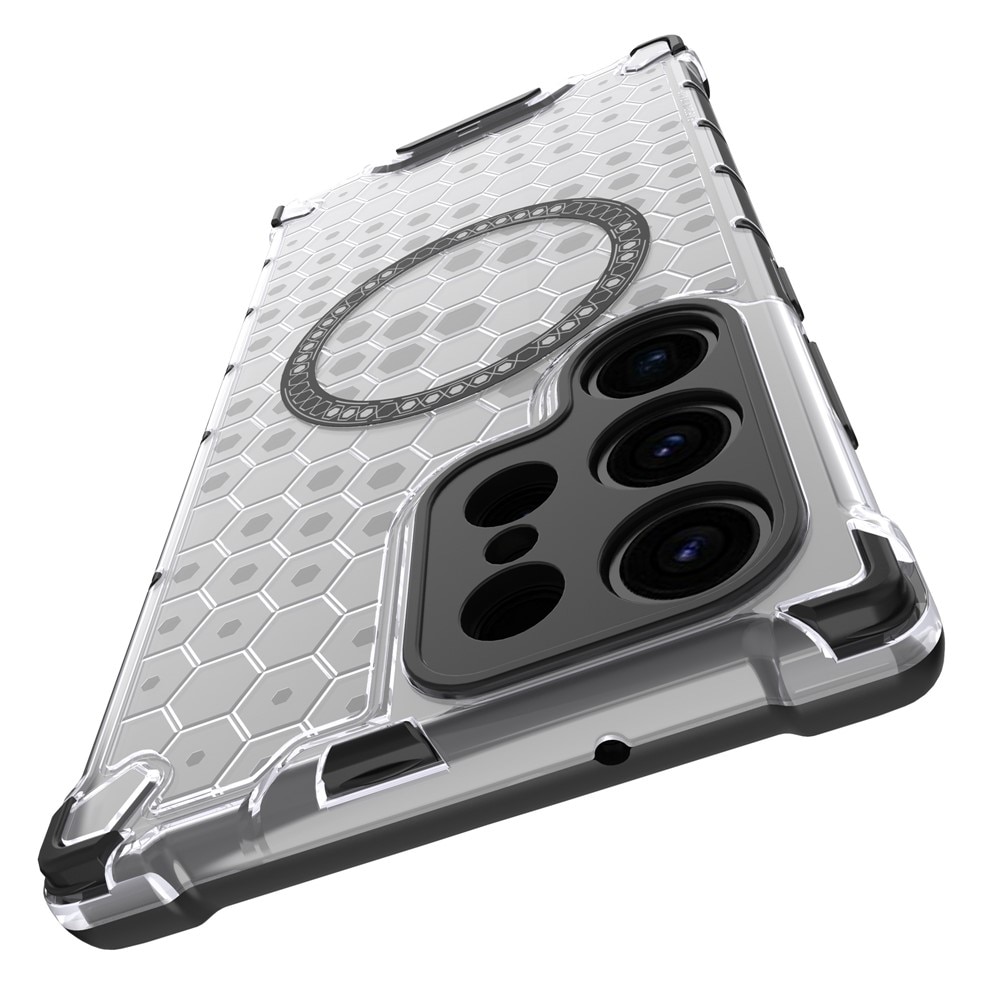 Husa compatibil cu Samsung Galaxy S25 Ultra cu protectie spate si margini anti-soc, Transparent – Model Fagure