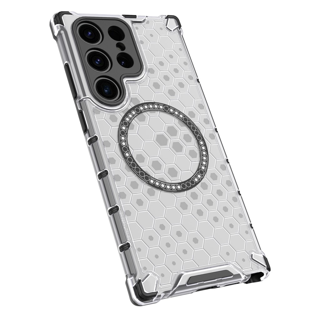 Husa compatibil cu Samsung Galaxy S25 Ultra cu protectie spate si margini anti-soc, Transparent – Model Fagure