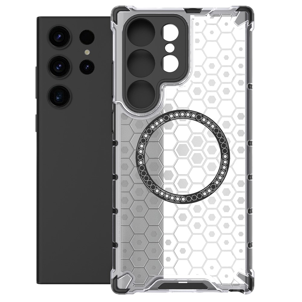 Husa compatibil cu Samsung Galaxy S25 Ultra cu protectie spate si margini anti-soc, Transparent – Model Fagure