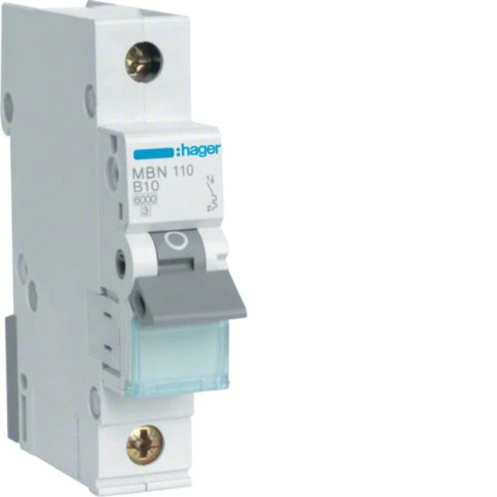 Прекъсвач MCB 6kA 1P B 10A MBN110 Hager
