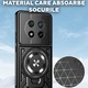 Honor Magic 7 Lite / X9c DaDen® RuggedCam MagSafe tok, ütésálló, vezeték nélküli töltés, forgó gyűrű, kameracsúszka, kék