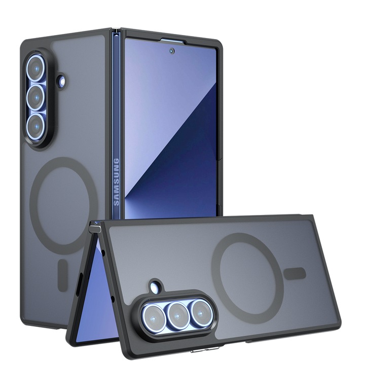 Калъф за Samsung Galaxy Z Fold7 - Techsuit PureFrost MagSafe - Frosted Black