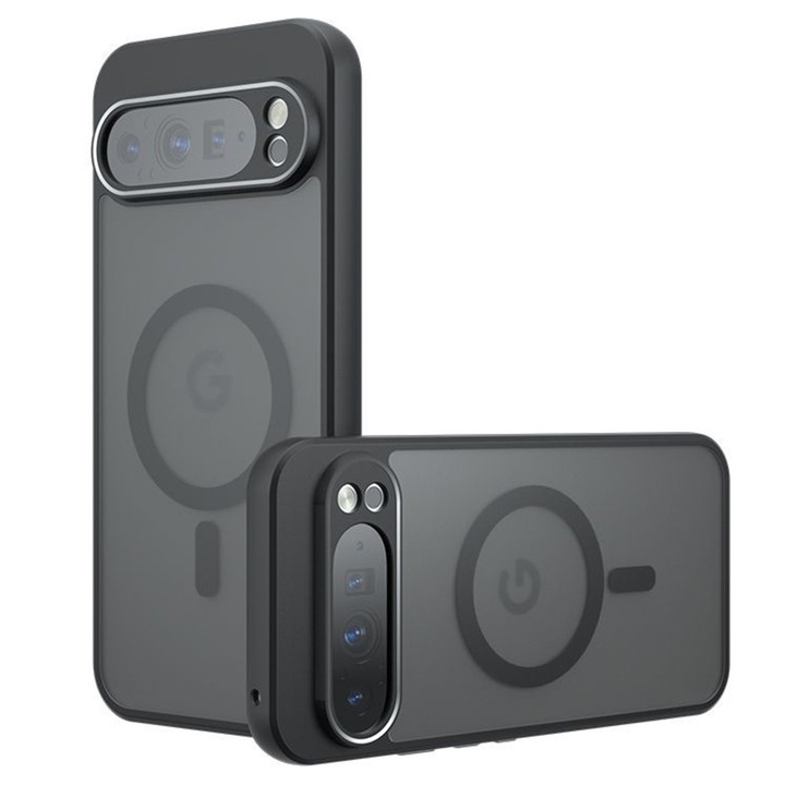 Husă telefon Techsuit PureFrost MagSafe Policarbonat Negru Frost pentru Google Pixel 9 Pro XL