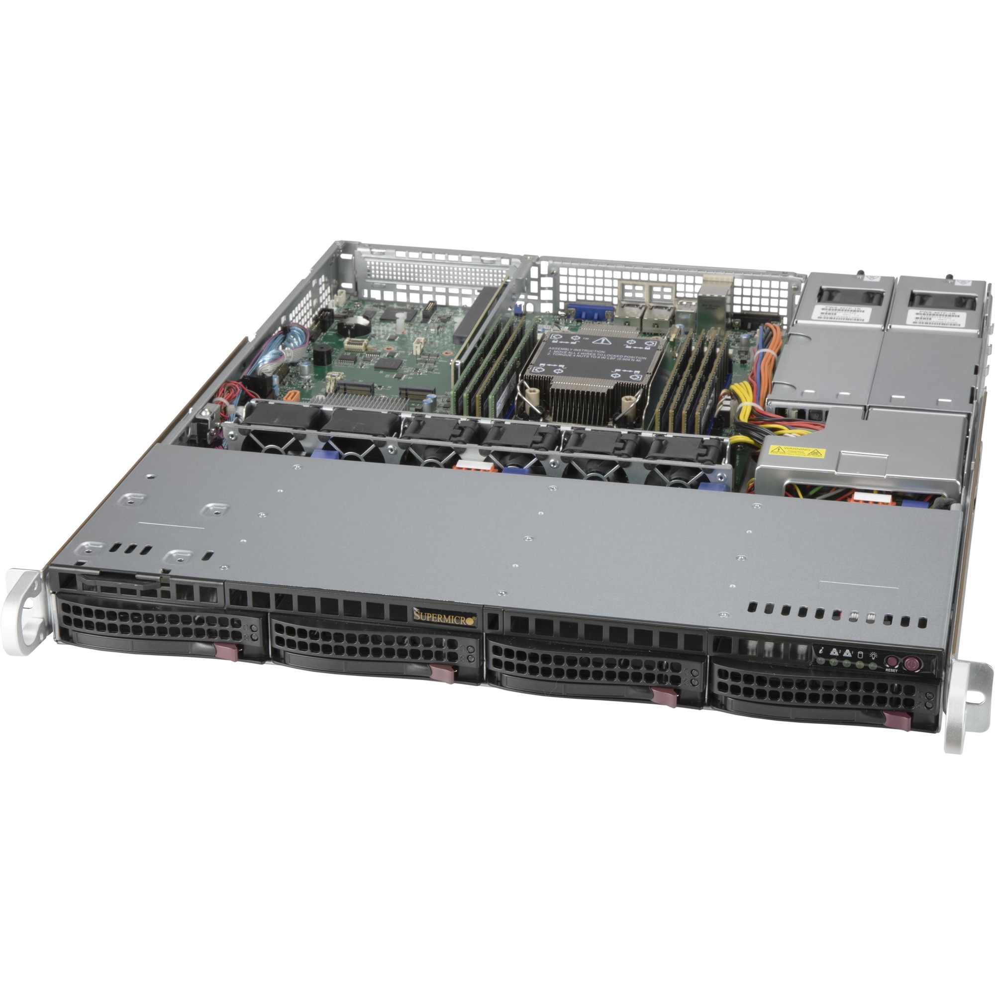 Supermicro Switch Rack Supermicro CSE813MFTQC-R407CB Rack (1U) - eMAG.bg