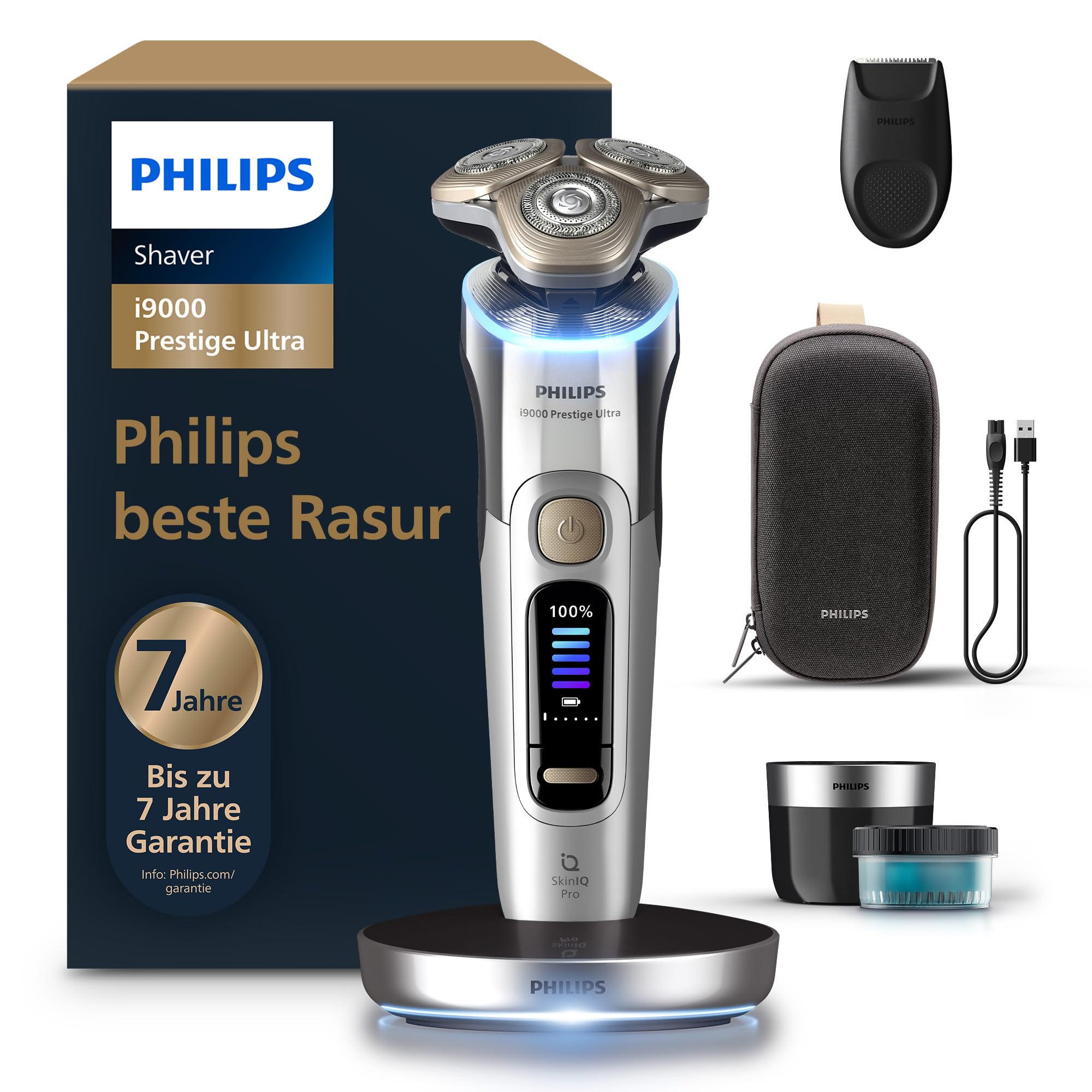 Aparat electric de barbierit PHILIPS i9000 Prestige Ultra XP9404
