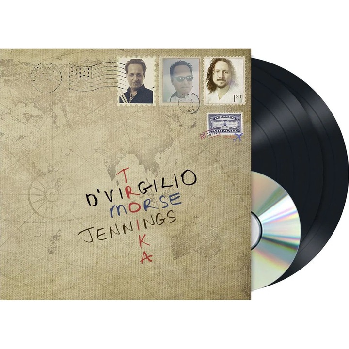 Album "Troika", D Virgilio, Morse & Jennigs, 2Vinyl (LP) + CD, Hard 'n' Heavy