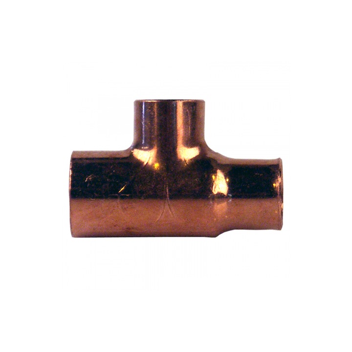 Меден редуциращ тройник, 22 x 18 x 18 мм