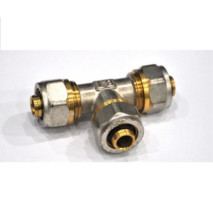 Pexal egyenlő T-idom 20 mm x 20 mm x 20 mm levehető szerelvény