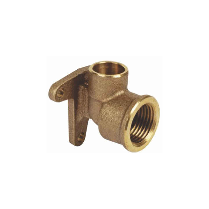 Cot alama, suport perete, filet interior - interior, 15 mm x 1/2, 90 grade