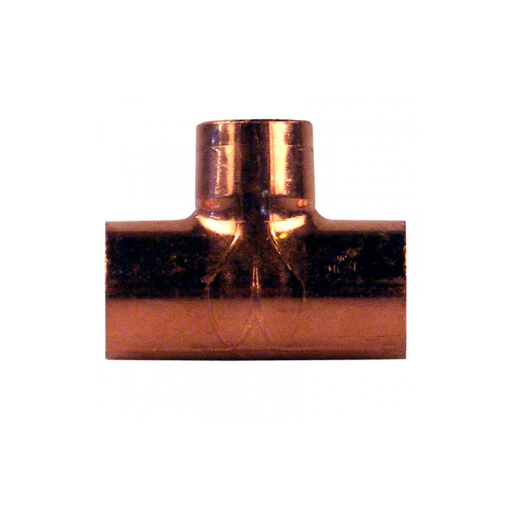 Меден редуциращ тройник, 22 x 15 x 22 мм