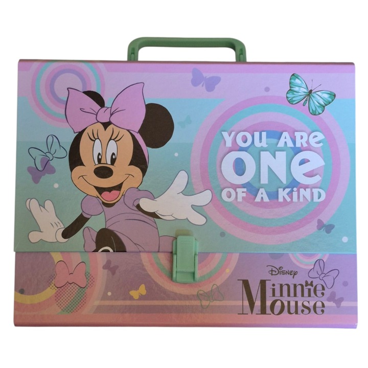 Mapa cu maner Minnie A4